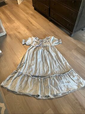 free people mia denim mini dress Maisie Smocked Denim Mini Dress by Free People in Dark Wash, Size: XS